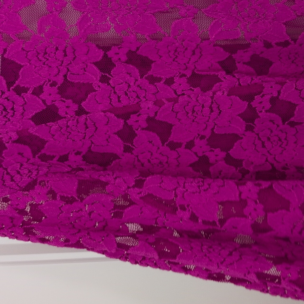 INC Fuchsia Pink Lace Blazer - Picture 6 of 8